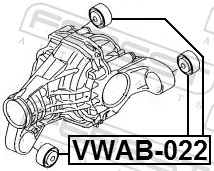 Mounting, differential VWAB-022