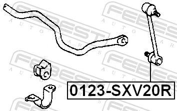 Stange/Strebe, Stabilisator 0123-SXV20R