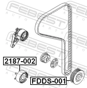 Belt Pulley, crankshaft FDDS-001