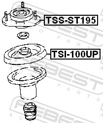 FEBEST TSS-ST195 Suspension Strut Support Mount