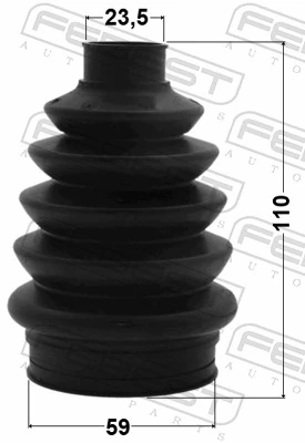 Bellow Kit, drive shaft 1015P-C100R
