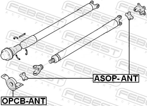 Joint, propshaft ASOP-ANT