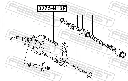 Repair Kit, brake caliper 0275-N16F