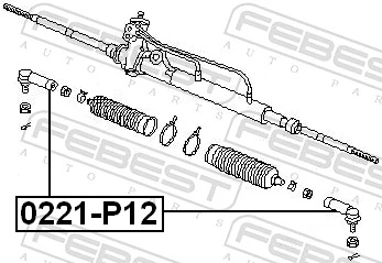 Tie Rod End 0221-P12