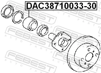 Wheel Bearing DAC38710033-30