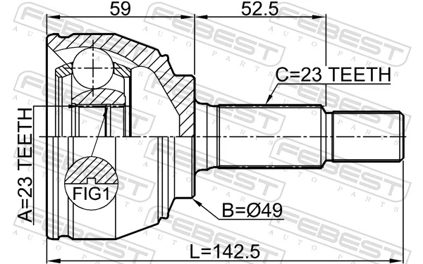 Joint Kit, drive shaft 0210-E11E