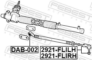 Tie Rod End 2921-FLIRH