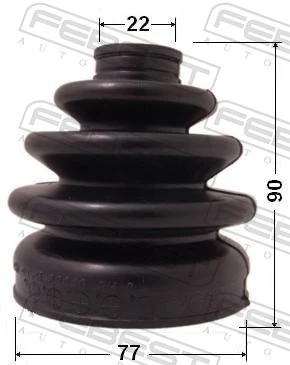 Bellow, drive shaft 1217-LAN