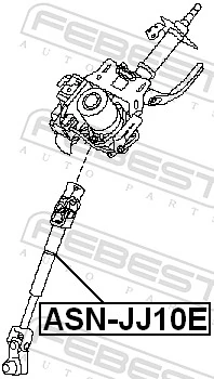 FEBEST ASN-JJ10E Steering Shaft