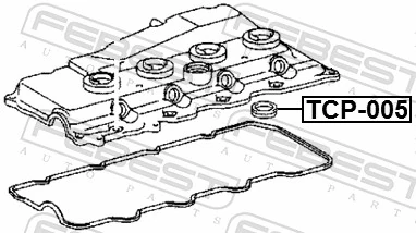 Gasket, cylinder head cover TCP-005