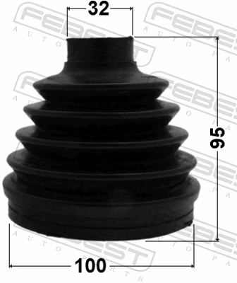 FEBEST 0217P-TA60R Bellow, drive shaft
