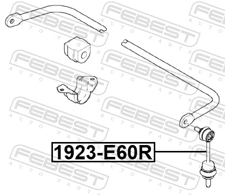 قضيب/دعامة، المثبت 1923-E60R