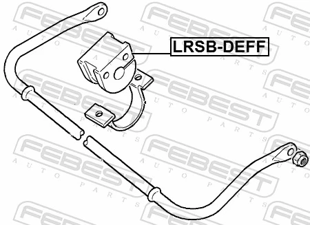FEBEST LRSB-DEFF Mounting, stabiliser bar