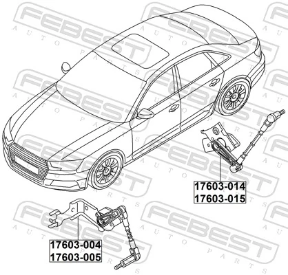 Sensor, headlight levelling 17603-014