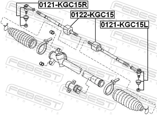 Tie Rod End 0121-KGC15L
