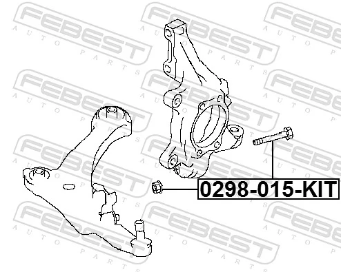 FEBEST 0298-015-KIT Camber Correction Screw Set