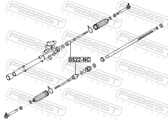 Inner Tie Rod 0522-NC