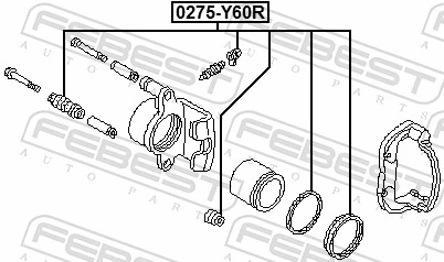 Repair Kit, brake caliper 0275-Y60R