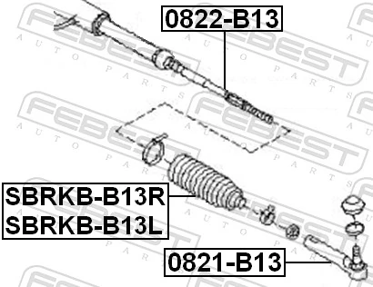 Tie Rod End 0821-B13