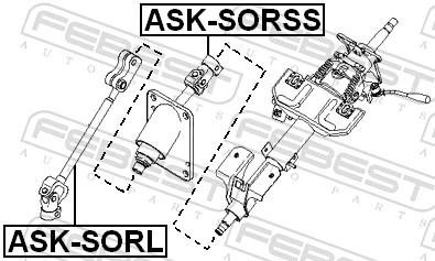 Steering Shaft ASK-SORL