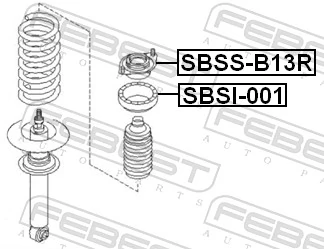 Suspension Strut Support Mount SBSS-B13R
