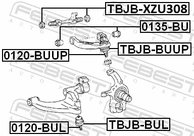 FEBEST 0120-BUUP Ball Joint
