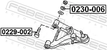 Caster Shim, axle beam 0230-006