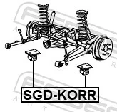 FEBEST SGD-KORR Rubber Buffer, suspension