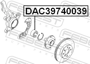 Wheel Bearing DAC39740039
