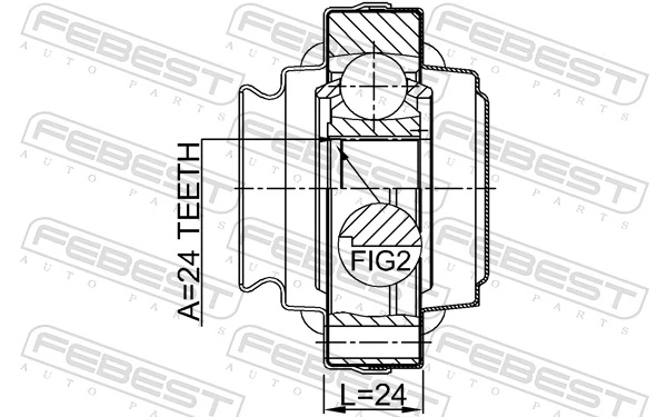 Joint Kit, drive shaft 1911-E87R
