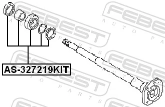Bearing, drive shaft AS-327219KIT
