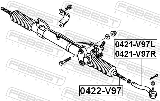 Tie Rod End 0421-V97R