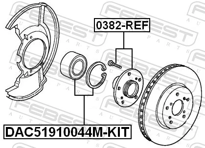Wheel Bearing DAC51910044M-KIT
