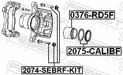 Repair Kit, brake caliper 2075-CALIBF