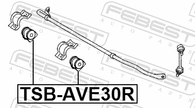 FEBEST TSB-AVE30R Mounting, stabiliser bar