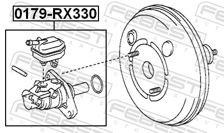 FEBEST 0179-RX330 Brake Master Cylinder