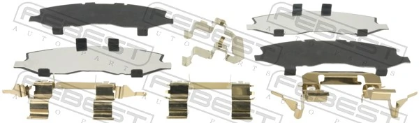 Anti-Squeal Foil, brake pad (back plate) 0203-Z50F