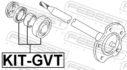 Bearing, drive shaft KIT-GVT