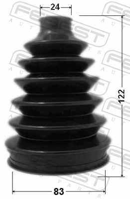 Bellow, drive shaft 0317P-FD