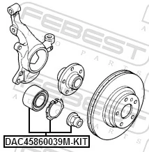 Wheel Bearing Kit DAC45860039M-KIT