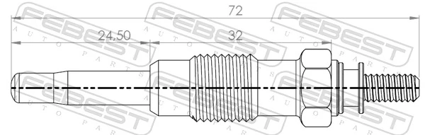 Glow Plug 16642-004