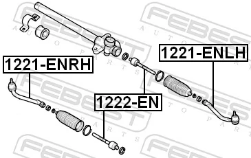 Tie Rod End 1221-ENLH