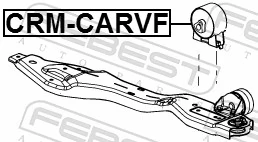 FEBEST CRM-CARVF Mounting, engine