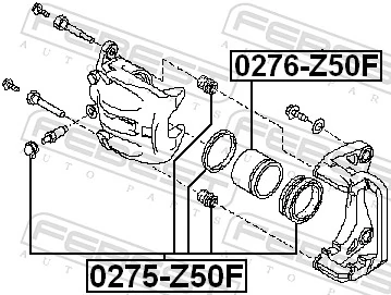 Repair Kit, brake caliper 0275-Z50F