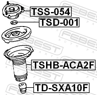 Suspension Strut Support Mount TSS-054