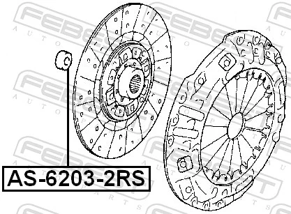 Bearing AS-6203-2RS