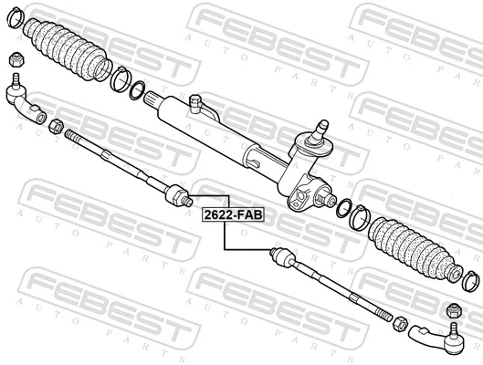 Inner Tie Rod 2622-FAB