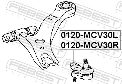 Ball Joint 0120-MCV30L
