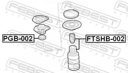 Protective Cap/Bellow, shock absorber FTSHB-002