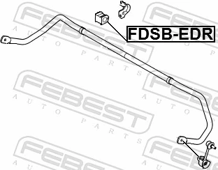 FEBEST FDSB-EDR Mounting, stabiliser bar